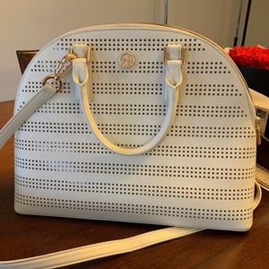 Tory Burch - Robinson Perforated Dome Satchel